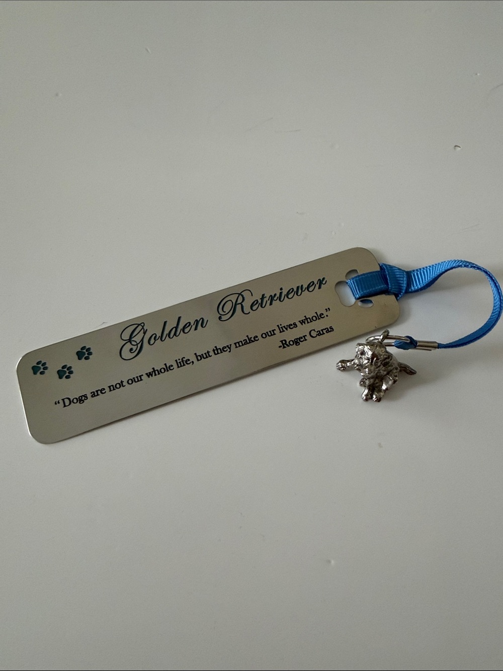 Golden Retriever book mark